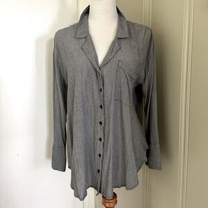 Free People size small flowy button down shirt